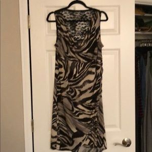 Animal print dress